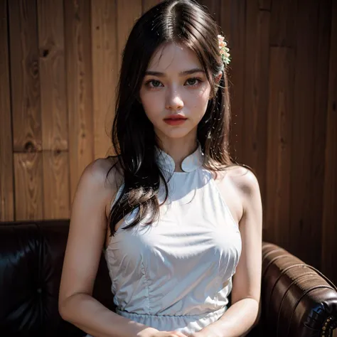 masterpiece,best quality,1girl,photorealistic,realistic,8k,highres,cinemagraph,Bust,Sit on the sofa, <lora:girl_20230619010831-000010:0.7>