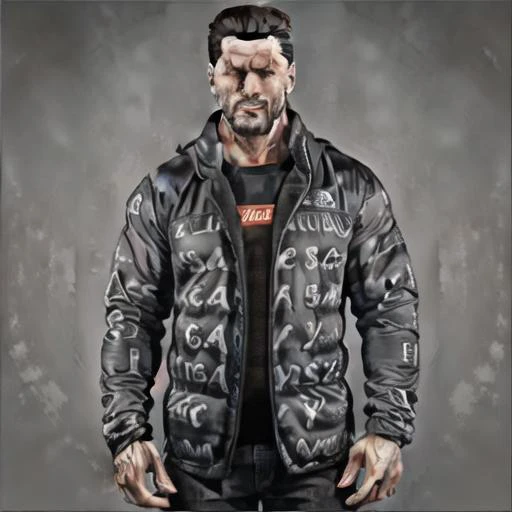 <lora:gigachadv1:0.7>, gigachad, <lora:concept_dripmeme:0.9>, , dripjacket, own hands together, masterpiece, best quality