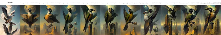 bird in the sky, by dzawadzki