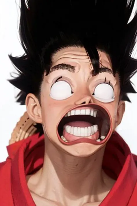<lora:WindBlownFace:0.8>, windblownface, <lora:onePieceWanoSagaStyle_v2Offset:0.8> wanostyle, luffy, 1 guy, red shirt,