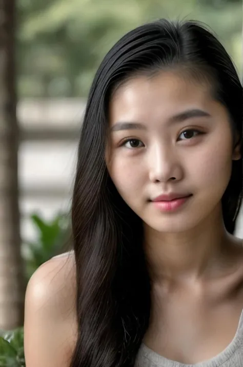 photo of beautiful chinese age 18 girl, black hair, freckles sexy, beautiful, young, dslr, 8k, 4k, ultrarealistic, realistic, natural skin, textured skin