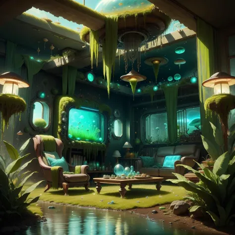 <lora:ExoBioTech-20:1>,exobiotech , scifi,bio ,
living room,