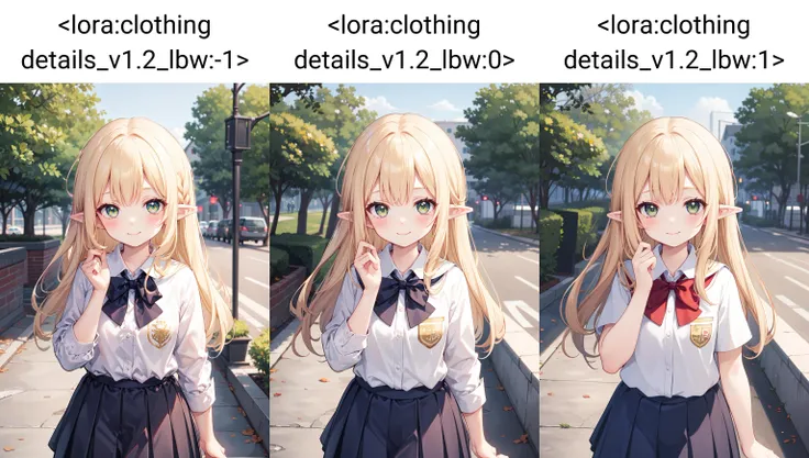 服装细节调整 | Adjusting Clothing Details