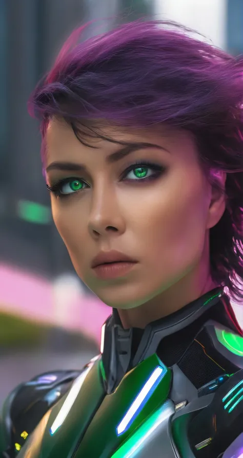 photo of samburskaya, closeup, solo, purple hair, green-hazel eyes, epic, dramatic,
middle shot, closeup, detailed background, hyper realistic,
(surveillance footage:0.6),
(envision her technologically advanced suit,fists glowing with cosmic energy,and her determined expression encapsulate a warrior's quiet moment before the storm:0.7), (synthwave:0.6), 500px, Tanga, medium hair, (salaryman:0.6),
detailed background, colossal, (zany:0.8), <lora:samburskaya_sdxl_vanilla_1.0:1>