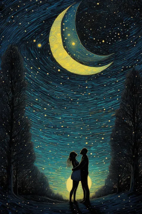 <lora:James R. Eads Style:1>James R. Eads Style - a moon hug a sun style of James R. Eads 6k ilustration