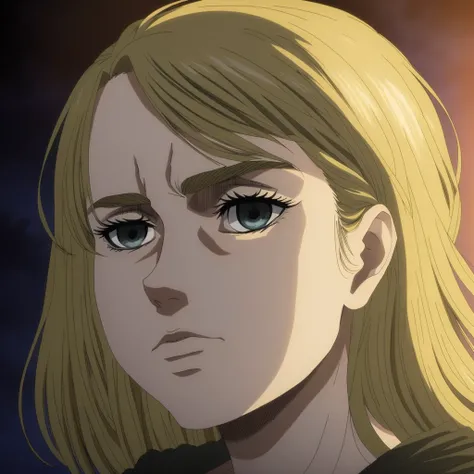 Brie Larson , medium shot , dramatic lighting, highly detailed <lora:AoTStyleS4:0.6>