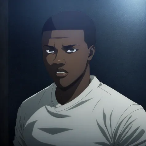 John Boyega , medium shot , dramatic lighting, highly detailed <lora:AoTStyleS4:0.6>