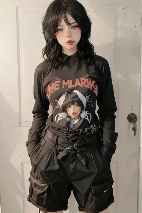 <lora:olasoyyadisss:1> standing pose, instagram pose, esthetic clothes, fringe hair,
