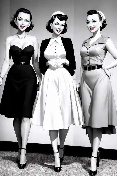 1950s high fashion