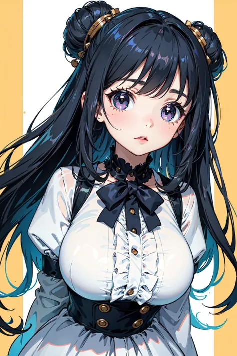 (best quality), girl,cute, huge eyes, long eyes, child:1.2