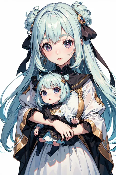 (best quality), girl,cute, huge eyes, long eyes, child:1.2