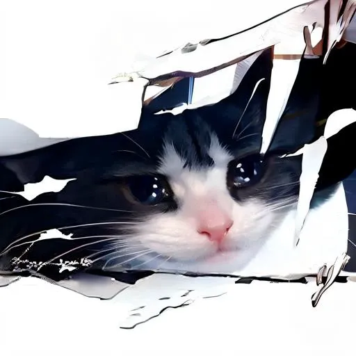 <lora:SadCatMeme_V10:0.9> sadcatmeme, <lora:PersonaCutIn-06:1> Persona Cut In, cat