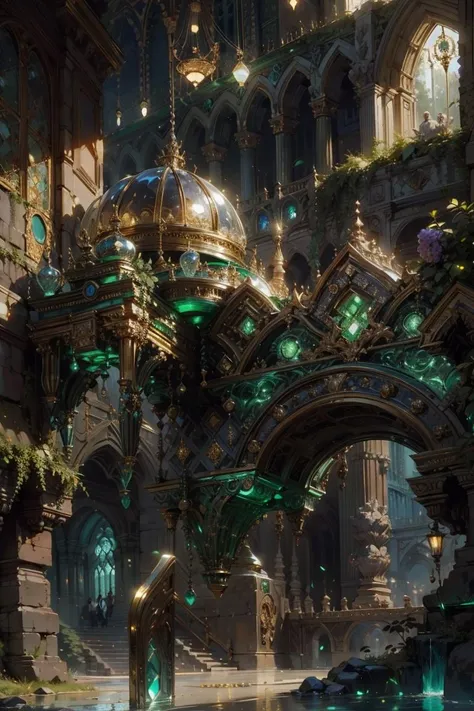 masterpiece, best quality, <lora:emerald-gem-style-darquelilly-v2:1> emeraldgemstyle ,no humans,