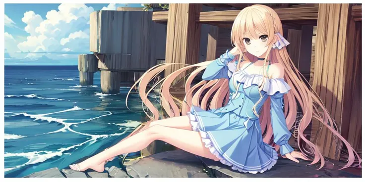 1girl,cetus,coda,ocean,Waist Nipper, <lora:aki:0.7> <lora:add_detail:0.3>