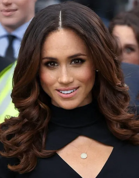 (closeup:1.2) <lora:Rachel Zane:1.0> skswoman, rachel zane, 1girl, wearing black turtleneck and jeans, background blurry court, depth of field, dress, lips, parted lips, realistic, solo, solo focus, teeth
