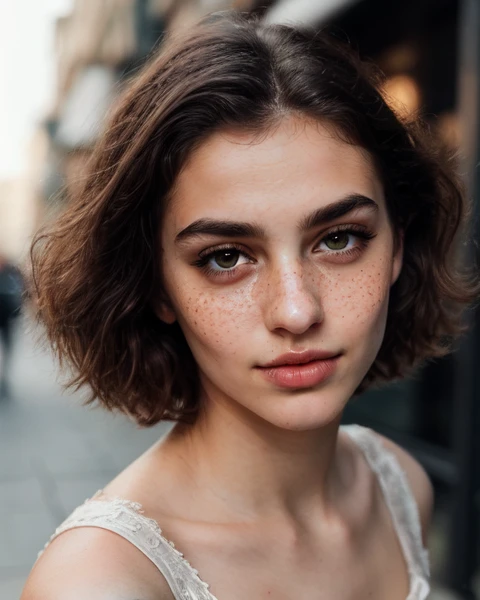 Street photography, Arab, young-man, Ivy-League-haircut, Black hair, Hazel eyes, Upper Lip Mole lip, Square with Soft Jaw face, Stocky body, Walking, Touching hair, Casual Chic clothes, Low-key lighting, Evening, Cityscape, Canon EOS RP, Full shot, PA7_Portrait-FL, Tilted angle, BREAK ((PA7_Human-Likeness)) kkw-skin-det kkw-ph1 kkw-Arab, BREAK GS-Masculine, kkw-detailMe-v1.0