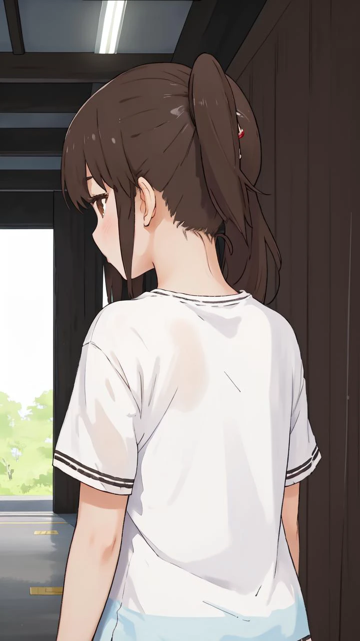 masterpiece, best best quality, 8k,
raw photo,
<lora:Yuna_Toomi.v2-000003:0.85> yuna toomi,
small brown eyes, ponytail,
1girl, (solo)
(summer clothes, light clothes,:1.2)
back view
dark, gloomy, depressive, depressing, bleak
<lora:add_detail:-1>