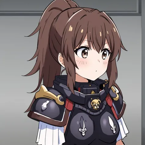 masterpiece, best best quality, 8k,
vivid color,
<lora:Yuna_Toomi.v2-000003:0.85> yuna toomi,
small brown eyes, ponytail,
1girl, (solo)
(<lora:edgWar40KAdeptaSororitas:0.7> EDGADEPTA ,WEARING EDGADEPTA,POWER ARMOR,SHOULDER ARMOR,SKULL EMBLEM:1.2)
factory background
" "
" "