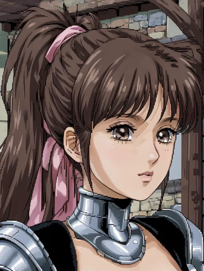 masterpiece, best best quality, 8k,
vivid color,
<lora:Yuna_Toomi.v2-000003:0.65> yuna toomi,
small brown eyes, ponytail,
1girl, (solo)
(medieval armor, fantasy:1.2)
close-up,
" "
<lora:dithering2:1> DITHERING,PIXEL ART,HALFTONE,PATTERN,