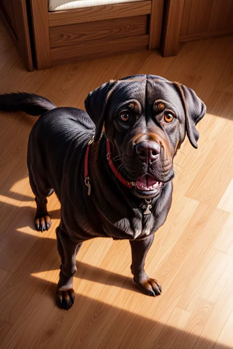 best quality, Mastiff dog, outside, natural lighting, lit from above, <lora:hairdetailer:.5> <lora:add_detail:0.5> <lora:boldline:0.2>