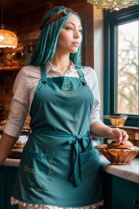 DEN_zona_stylerotica,
(baking in a bright kitchen wearing an apron, pinny, baking, cooking, chef, apron:1.2),
bokeh, f1.4, 40mm, photorealistic, raw, 8k, textured skin, skin pores, intricate details <lora:epi_noiseoffset2:1>, epiCRealism <lora:ClothingAdjuster3:-1>