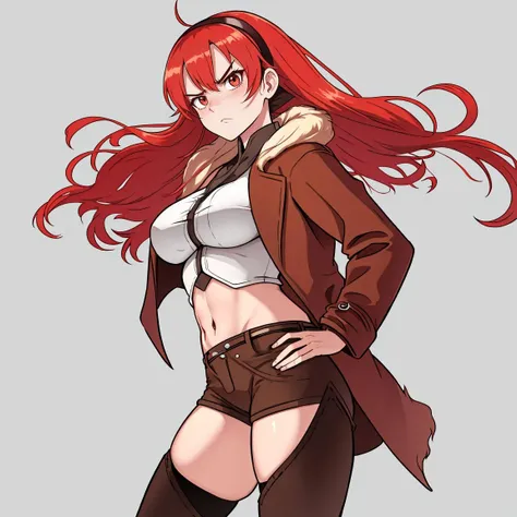 ((((completely white background)))),(((1 girl))),(((8K,2 thousand.))),(tmasterpiece), (((beste-Qualit))), (Ultra-detailed), (((highly detailed CG illustration))), ((Extraordinarily gentle and beautiful face)),,a 1girl,( ConceptArt) , , (tmasterpiece:1.2), (beste-Qualit:1), ((( Extremely embarrassed face))),, (((The cheeks are very rosy with bright red lines))), ((hides large breasts)) ,  (((( emotion: Eyes open, having fun))),((((The eyes are drawn in the style of manga)))),((Average Breasts,))), ((Manga-style eyes)) , (Detailed crotch) ((((confusion)))), (((comics))), (((Comic Book Storyboard))) , (having funе лицо),((covers his chest with his fists)), ((very sad eyebrows)), ( (a lot of red blush on the cheeks), ((Random Pose)), The mouth is not very open, (((Additional interaction)))