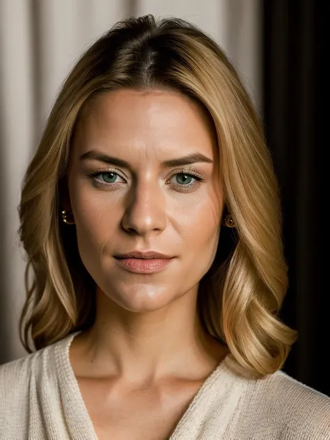 Realistic photo of a beautiful cl41r3d-v2 woman, 1girl, solo, long hair, looking at viewer, (((blonde hair))), long sleeves, jewelry, earrings, lying, indoors, high heels, sweater, lips, on stomach, curtains, realistic, nose, soft lighting, professional Photography, Photorealistic, detailed, RAW, analog, sharp focus, 8k, HD, DSLR, high quality, Fujifilm XT3, film grain, award winning, masterpiece<lora:cl41r3d-v2:1.0>