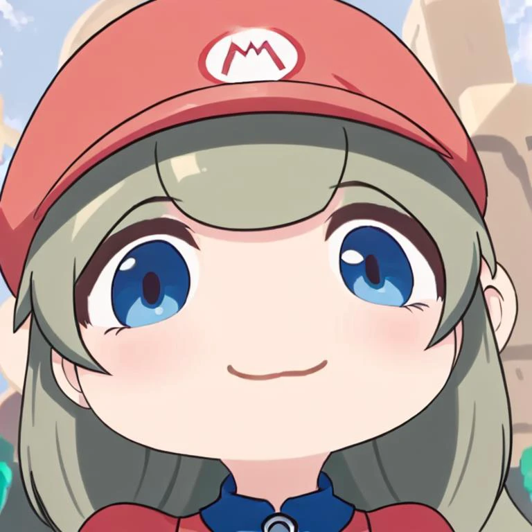 masterpiece, best quality, 1boy, mario, chibi style, <lora:Blue Archive Chibi Style:0.6>, <lora:mario:0.7>