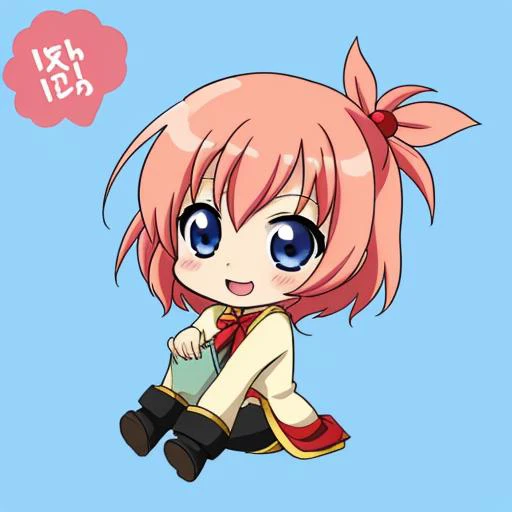 anime,chibi,draw by ameteur