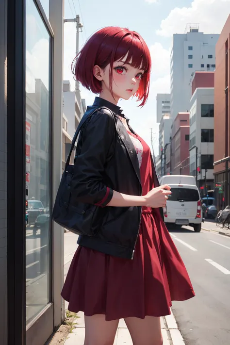 1girl,onk_arima,<lora:onk_arima:1>,red eyes,standing,