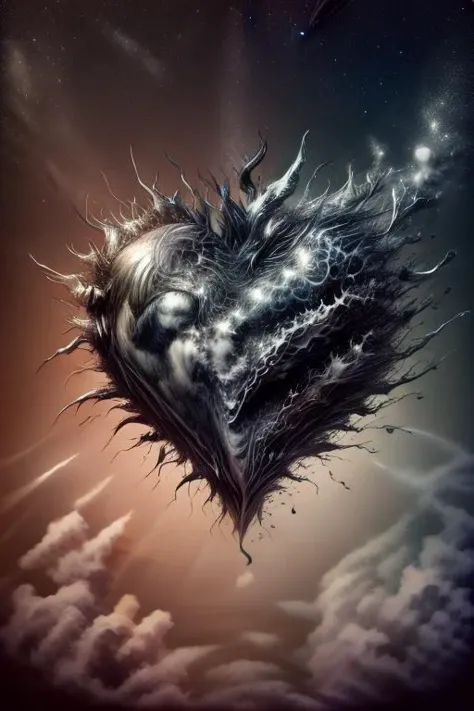 sticker illustration of a (charred and burning heart) ral-dissolve <lora:ral-dissolve-sd15:1.25>, falling down, (((ral-dissolve mischievous and fierce multiple stars background))), <lora:difConsistency_detail:0.35> <lora:more_details:0.45> <lora:speedy1p5:1.15>