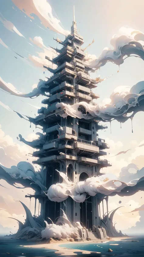 CheeseOnTopStyle Silver cheese, a high-speed vertical elevator connecting different levels of a future city <lora:CheeseOnTopStyle:0.5> a high-speed vertical elevator connecting different levels of a future city, (smoke:0.5), disintigrate, dissolve, shatter, scatter, ral-dissolve a high-speed vertical elevator connecting different levels of a future city <lora:ral-dissolve-sd15:0.7>, (wind:0.7), (swirl:0.6), (Masterpiece:1.3) (best quality:1.2) (high quality:1.1)