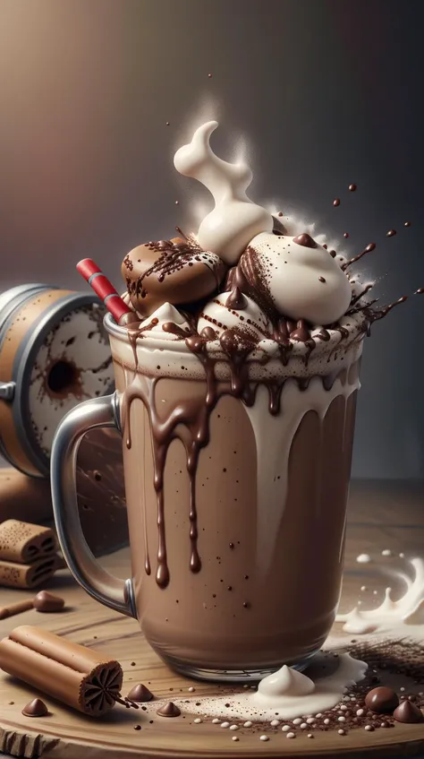 DeadpoolStyle collection of small-batch hot chocolate mixes, (leather:0.6) stitching <lora:DeadpoolStyle:0.65> collection of small-batch hot chocolate mixes, melting, (smelt:0.8), (droop:0.7), (drip:0.6), ral-dissolve collection of small-batch hot chocolate mixes <lora:ral-dissolve-sd15:0.9>, (soft:0.5), (Masterpiece:1.3) (best quality:1.2) (high quality:1.1)