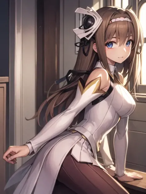 (ultra detailed),(masterpeace),(best quality),(photorealistic), beautiful lighting, CG,(colour:1.2), looking at viewer,indoor,church,aurica_nestmile,brown_hair,detached_sleeves,skirt,hair_ribbon,hairband,pleated_skirt,long_hair,short_dressbare_shoulders,long_sleeves,breasts,bangs,sleeveless,hair_ornament,pink_skirt,white_dress,
<lora:Aurica_Nestmile_V2:1>