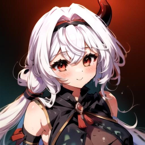 Original Characters、Volume Lighting、Best Shadows、Shallow depth of field、Portrait of an amazingly beautiful girl、Delicate beautiful attractive face with petite and seductive red eyes、White hair、tthin eyebrows、huge smile、open open mouth、((Cat's ears))、Beautiful lower breasts、Long ponytail、Blush Eyeshadow、Open belly button、Slim waist、Japan garden at night、Stay outside the home、(top-quality、Superb Detail:1.25)、(独奏:1.3)、Brilliant Colorful Paintings、Have a lantern