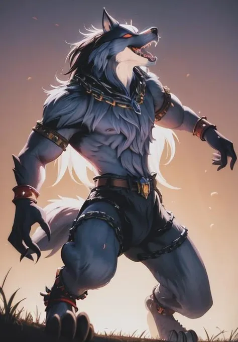 ultra-detailed, masterpiece, masterwork, high quality, best quality, hdr, nature, forest, nsfw, (solo), male, dragon, chibi, (nude), (white little body minotaur), (white chubby body), (long golden hair), (yellow eyes), standing,  dynamic angle, (foreskin, detailed penis, perfect balls), (cross your arms)