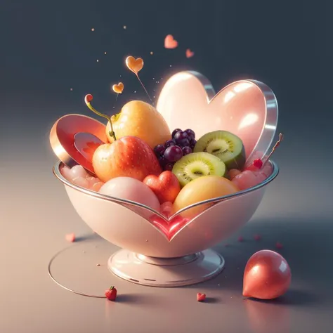 <lora:CupidTech-22:0.8>, cupidtech  ,scifi,  
bowl of fruits ,