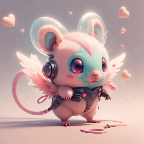 <lora:CupidTech-22:0.8>, cupidtech ,scifi, cupid,
pink hamster, pokemon \(creature\),