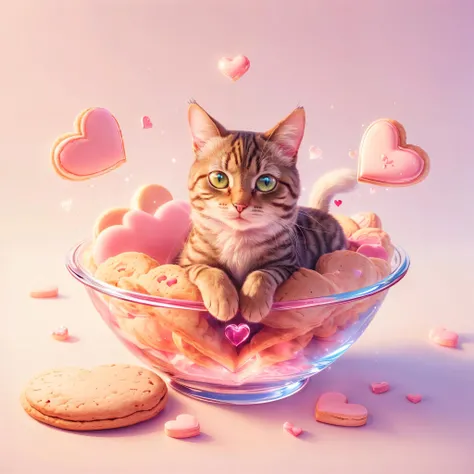 <lora:add_detail:0.6> <lora:CupidTech:0.8> (masterpiece, best quality, realistic, detailed, sharp:1.2), (cupidtech cat shaped biscuit), floating hearts, shine, gleem, sparkles, love atmosphere, medieval, sunbeam,