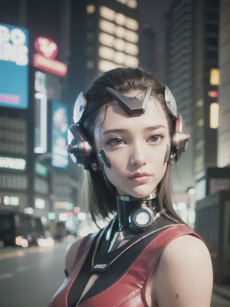 (cyborg:1.5), jumpsuit, (cyberpunk:1.4) ,<lora:zyd232_ChineseGirl_v1.6:0.6>, (photorealistic:1.4), (best quality:1.0), (ultra highres:1.0), 8k, RAW photo, (masterpiece:0.2), ultra-detailed, 1girl, pale skin, detailed skin, looking at viewer, portrait, from side