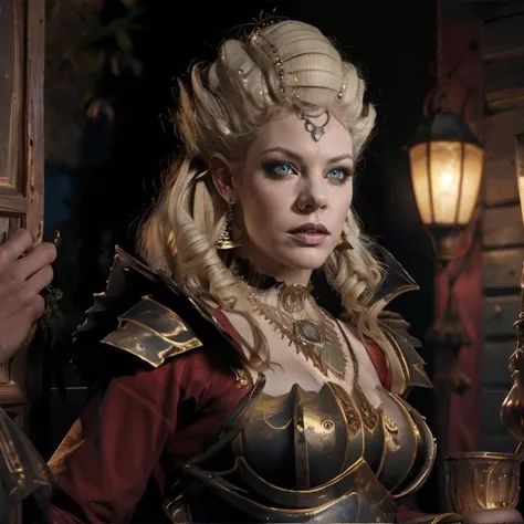 (masterpiece:1.2), (best quality,:1.2), 8k, HDR, ultra detailed, ((photorealistic)), professional light, cinematic lighting, fashion photography, ambient lighting, face lighting, Gia, <lora:Gia-10:1>, ((cowboy shot)), earrings, choker, circlet, necklace, dark makeup, long and messy hair, as Isabella, extremely intricate armor, fangs, pale skin, vampire, glowing blue eyes, <lora:Isabella:1>, <lora:PortraitMasterV1:0.5>, 22facelexia88 style, dynamic pose