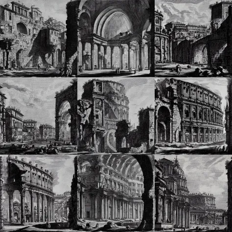 etching by ILSGiovanniBattistaPiranesi