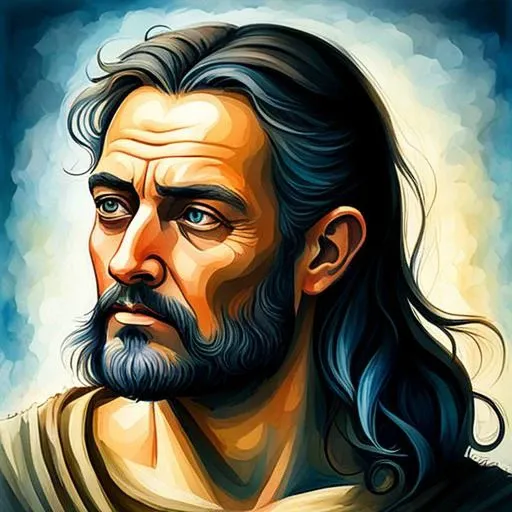 Watercolor painting I give thanks to the teaching of supreme enlightenment, I expel evil, I pour the nectar of divine wisdom, I endure pain, I sense danger. I generate harmony in the universe, with courage, strength and protection of the Holy Trinity . shallow depth of field, vignette, highly detailed, high , moody, epic, gorgeous, grainy, perfect features, Dramatic, Cinematic lighting, Highlight lighting, SSAA, smooth rendering, no noise 
 . Vibrant, beautiful, painterly, detailed, textural, artistic