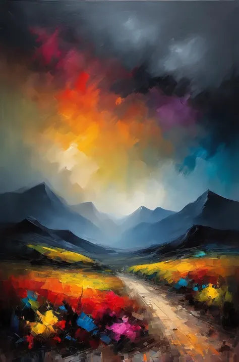 (((masterpiece))),(((best quality))),((ultra-detailed)),
dark,depth of field,colorful and ominous effect,in the style of calming,saturated pigments,<lora:xl_more_art-full_v1:0.75>,