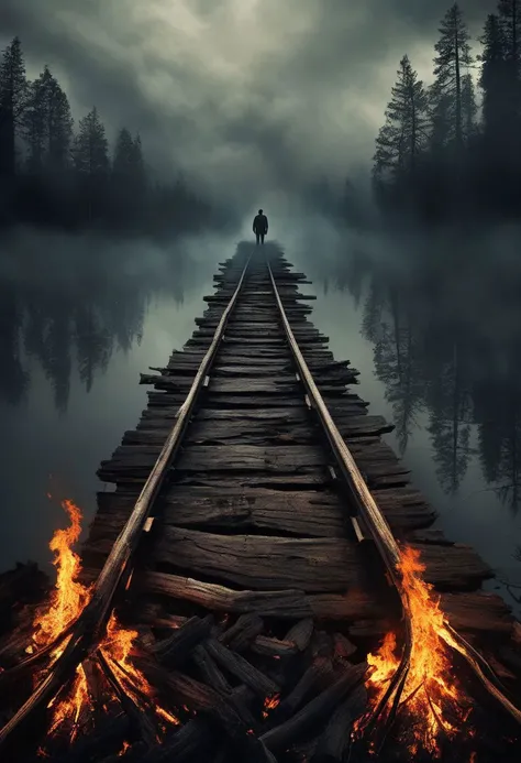 I used the dead wood to make the fire rise
The blood of innocence burning in the skies
I filled my cup with the rising of the sea
And poured it out in an ocean of debris
Oh, I'm swimming in the smoke
Of bridges I have burned
So don't apologize
I'm losing what I don't deserve
What I don't deserve
We held our breathe when the clouds began to form
But you were lost in the beating of the storm
And in the end, we were made to be apart
In separate chambers of the human heart
Oh, I'm swimming in the smoke
Of bridges I have burned
So don't apologize
I'm losing what I don't deserve
It's in the blackened bones
Of bridges I have burned
So don't apologize
I'm losing what I don't deserve
What I don't deserve
I'm swimming in the smoke
Of bridges I have burned
So don't apologize
I'm losing what I don't deserve
The blame is mine alone
For bridges I have burned
So don't apologize
I'm losing what I don't deserve
What I don't deserve
What I don't deserve, oh-whoa
What I don't deserve
I used the dead wood to make the fire rise
The blood of innocence burning in the skies