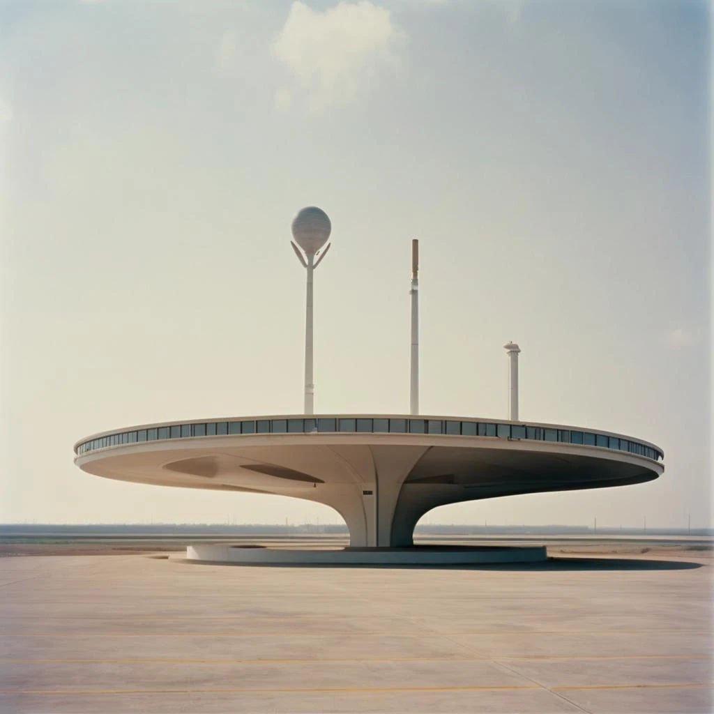by Luigi Ghirri, spaceport