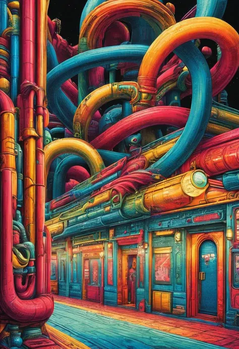 L USM, F/8, Concept art, Shiny Maniacal ral-klnbttl, (in Otomo Katsuhiro style:1.2), high-quality, masterpiece, a big Fluffy panda walking through a forgotten subway, (elaborate fine details:1.1), (hyperdetailed:1.1), (intricate details:1.0), (Refined details:1.1), (best quality:1.1), (high resolution:1.2), <lora:ral-klnbttl:1>, beautiful composition, shiny, epic atmosphere, highly detail, great composition, dynamic dramatic atmosphere, epic composition, stunning, cinematic, highly decorated