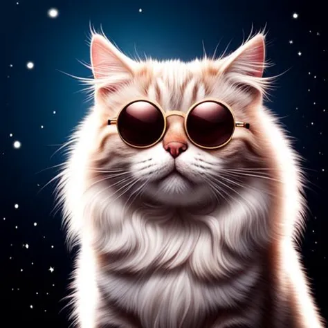 a cat with raybon glasses is walking on the moon.
realistic fur,real, cinematic