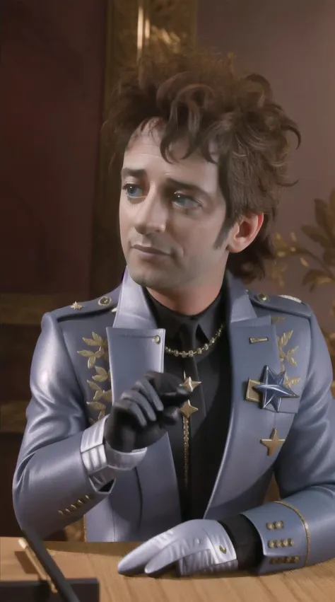 masterpiece, best quality, portrait photo of (cer4ti:1) dressed like a rock star, 4k, 8k, 8k realistic, sharp focus, intricate, high resolution, <lora:cer4ti:1>