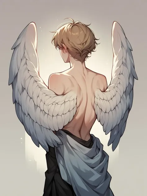score_9, score_8_up, score_7_up, score_6_up, score_5_up, score_4_up, 1, w1ngs, <lora:w1ngsXLP:0.7> 1girl, angel wings, from behind,